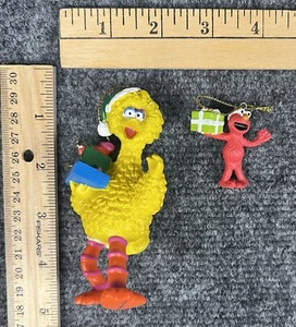 Sesamstraße großer Vogel und Elmo zweiteiliges Weihnachtsschmuck Set Kurt Adlers - Bild 1 von 8