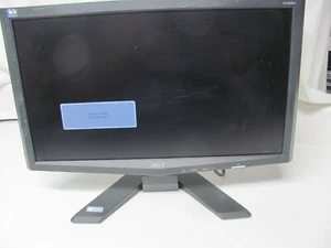 Acer X183H Monitor 18.5" Widescreen LCD Display Black with Cables  - Picture 1 of 11