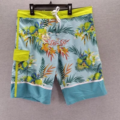 Pantalones Cortos de Natación/Tabla OP Flex 4 Vías Elastizados Para Hombre Talla 34 Exterior Tropical Orquídea Foto 1 de 4