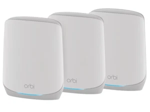 Netgear Orbi AX5400 Tri-Band Mesh WiFi 6 System RBK763s (Router, 2xSatellit) NEU - Bild 1 von 3