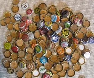 Lot of 220 Assorted Soda Bottle Caps Crowns Pepsi Nehi Hires Kist Canada Dry - Picture 1 of 7