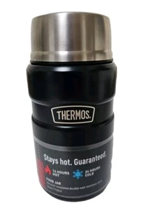 Thermos Stainless King Vacuum Insulated Stainless Steel Food Jar - Black - 24oz - Picture 1 of 12