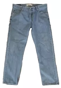 Levi's Men' s 505 Straight Fit Blue Denim Jeans Size 36x30 - Picture 1 of 4