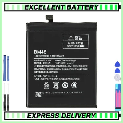 for Xiaomi Mi Note 2 Battery BM48 4070mAh Good Quality - Imagen 1 de 4