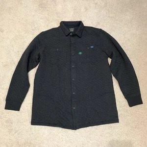 L.L. Bean Quilted Snap Over shirt Dark Grey Men’s Size XL Tall NWT $109 - Picture 1 of 7