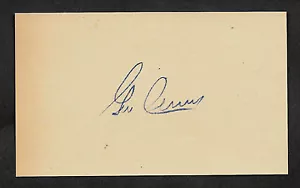 Gene Cernan Astronaut Autogramm Reprint auf Original Periode 60er Jahre 3x5 Karte - Bild 1 von 1
