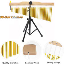 Bar Chimes Musical Instrument 36-Tone Wind Chimes Percussion w/Tripod Stand