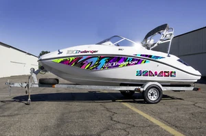 CHALLENGER 180 sticker SEADOO full kit graphic replacement 2005 2010 Colorful - Picture 1 of 3