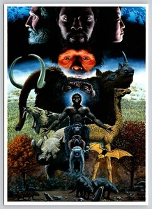 Postcard Cenozoic Era: Human Evolution Smithsonian Institution Illustration - Picture 1 of 2