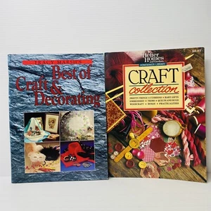 Lote de 2 Paquete de Libros Hechos a Mano Artesanía Edredones Cojines Regalos - Imagen 1 de 17