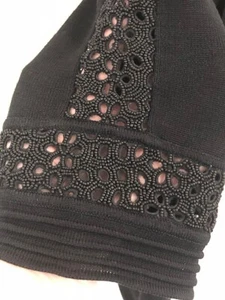 Christian Lacroix Couture Top Bluse Shirt Schwarz Seide Neu mit Etikett Große L Französisch - Bild 1 von 4