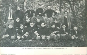 Sellersville, Pennsylvania - Sellersville Atheletic Assn- Vintage PA Postcard - Picture 1 of 2