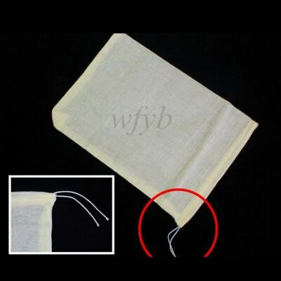 100/300 Cotton Muslin Drawstring Bags Coffee Tea Bath Soap Herb 3x4 4x6 6x8 8x12 - Image 1 of 4