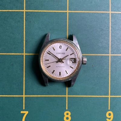 VINTAGE CONCORD AUTOMATIC LADIES WATCH FOR PARTS OR REPAIR STAINLESS 119 - Image 1 of 4