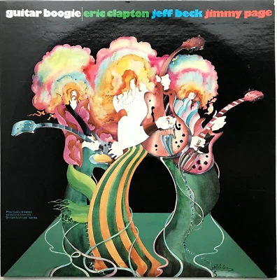ERIC CLAPTON, JEFF BECK, JIMMY PAGE "Guitar Boogie" LP Original 1971 RCA EX / EX - Image 1 of 4
