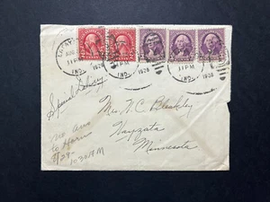 GandG Stamps US Cover Multiple Stamps And Cancellations 1938 - Picture 1 of 2