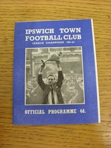 17/05/1963 Ipswich Town v Bolton Wanderers  (Staple Removed, Score Noted Inside) - Picture 1 of 1