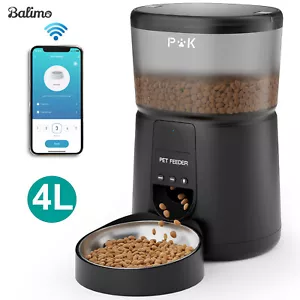 Comedero Automático Gato con 2.4G WiFi 4L Comedero Automático Dispensador de Alimento - Imagen 1 de 12