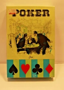 Vintage Poker Set - Includes Cards, Tray, Chips & Book Brand New by Jax 1981 - Picture 1 of 4