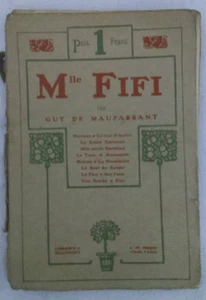Guy de Maupassant - MADEMOISELLE FIFI - 1907 - 1° Ed. Ollendorff - Picture 1 of 1