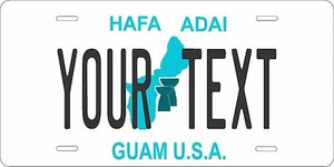 Guam 1986-93 Personalized Custom License Plate Car Motorcycle Bike Magnet - Bild 1 von 3