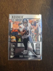 2024 Panini Contenders Optic Troy Franklin Rookie Ticket RC #97 Denver Broncos - Bild 1 von 2