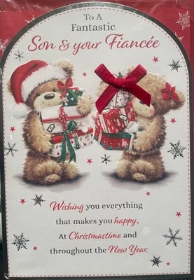 son and fiancee christmas card / Christmas Card Son And Fiancee - Image 1 of 2