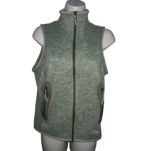 ARC'TERYX Women's Covert Full Zip Fleece Knit Olive Green Vest Size S Polartec - Picture 1 of 11