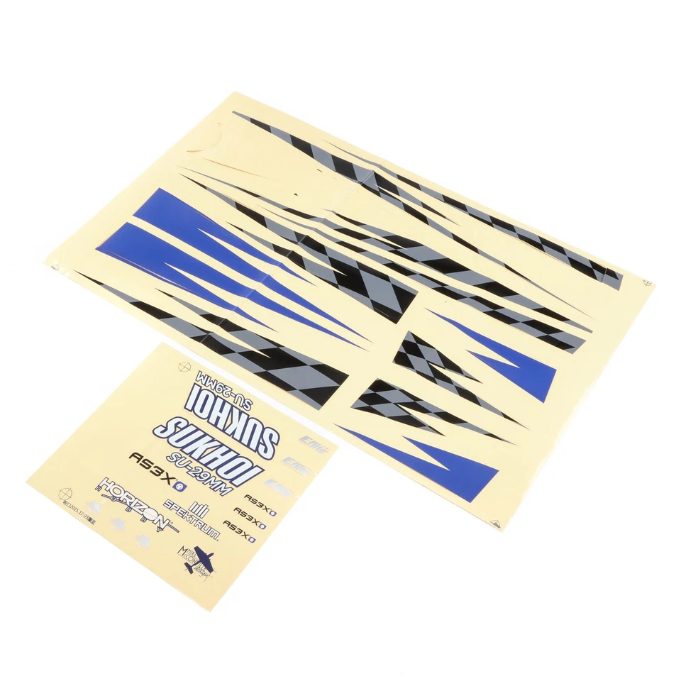 Hoja de calcomanías E-flite Su-29 mm Gen 2 EFL8802 repuestos de avión Foto 1 de 1