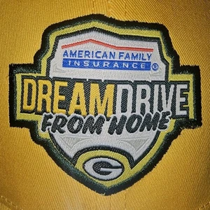 Green Bay Packers NFL 2021 DreamDrive Promo Adjustable Gold Hat Cap BNWT - Picture 1 of 12