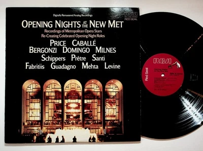 Various Artists - Opening Nights At The New Met LP Record 1983 Red Seal RCA - Image 1 of 2