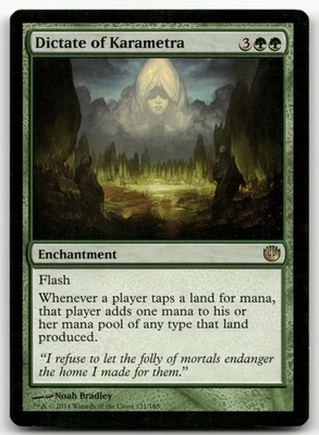 Dictate of Karametra #121 (NM) Journey Into Nyx JOU Magic MTG - Image 1 of 2