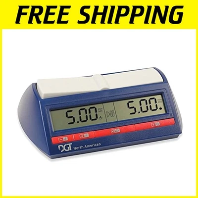 Compact and Colorful North American Chess Timer - Perfect for Game Aficionados - Image 1 of 4