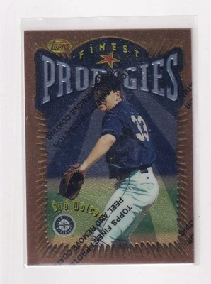 1996 Topps Finest Prodigies # 251 Bob Wolcott Nice Card - Image 1 of 2