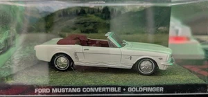 James Bond 007 Car Collection By Fabbri Ford Mustang Convertbile - Goldfinger - Picture 1 of 1