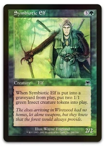 Symbiotic Elf #288 (Foil) (NM) Onslaught ONS Magic MTG - Picture 1 of 2