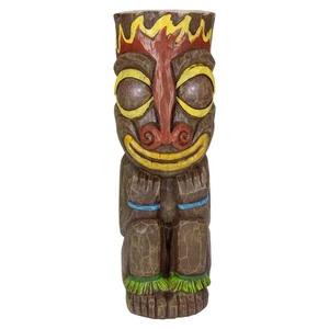 Northlight 16" Solar Iluminado Polinesio Exterior Jardín Fuego Estatua Tiki - Imagen 1 de 5