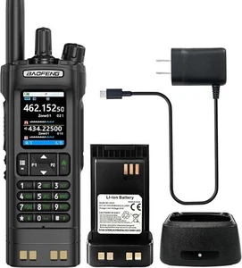 BAOFENG UV32 Amateur Walkie Talkie USB Type C Aviation Radio GPS Bluetooth APP - Zdjęcie 1 z 4
