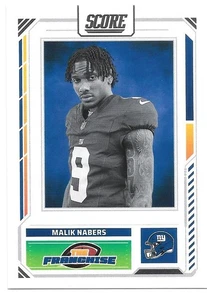 2025 Score Football Malik Nabers The Franchise - New York Giants- #24 - Imagen 1 de 1