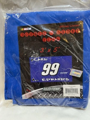 Carl Edwards #99 Nascar Double Sided 3'x5' Flag Roush Fenway Licensed - Image 1 of 3