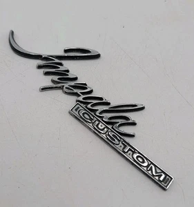 Vtg 1971 Chevrolet Chevy Impala Custom Car Sail Vehicle Emblem Badge 9840507 OEM - Picture 1 of 6