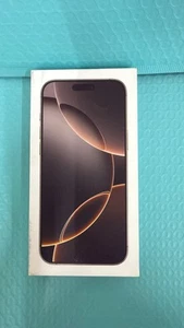 Boîte vide d'origine Apple avec notice pour iPhone 16 Pro Max, Desert Titanium - Photo 1 sur 4