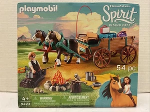 Neu/versiegelte/beschädigte Box*Playmobil Spirit Riding Free Lucky's Dad and Wagon*9477 - Bild 1 von 5