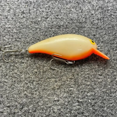 Norman Little N Squarebill Vintage Crankbait Lure 3/8oz 2.5" - Bone OB - Image 1 of 4