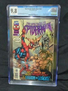 SPECTACULAR SPIDER-MAN #246 CGC 9.8 WHITE PAGES   MARVEL COMICS 1997 - Picture 1 of 3