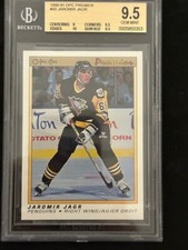 1990/91 OPC Premier #50 Jaromir Jagr Rookie Card BGS 9.5 GEM MINT O-Pee-Chee