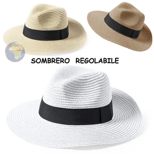 Hut Sombrero Einstellbar Kappe Panama Mann Frau Feier Scheibe Events - Bild 1 von 7
