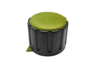 Manopola per potenziometro asse 6mm gialla con indice diametro 29mm a mandrino - Picture 1 of 1