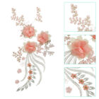  3d Embroidery Flowers Floral Patches for Clothes Lace Plum Blossom Applique