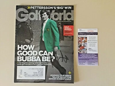 Bubba Watson signed PGA Tour Golf World Magazine JSA #R78828 April 2012 Masters - Image 1 of 3